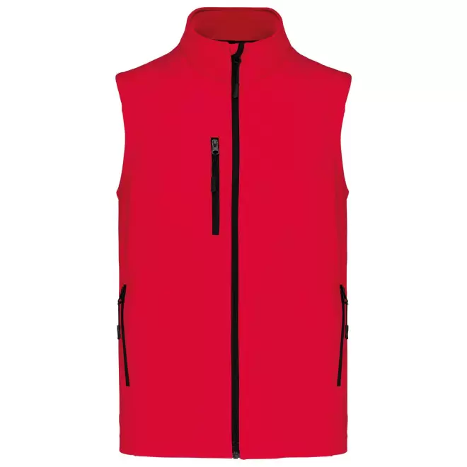 VESTE SOFTSHELL HOMME PERSNNALISABLE 'KARISOFT BW' - rouge