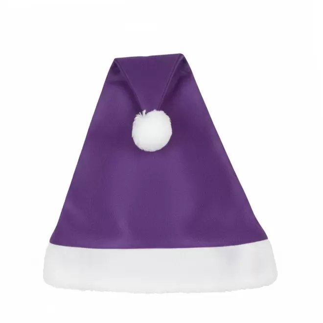 BONNET DE NOËL PUBLICITAIRE 'SANTA' - violet