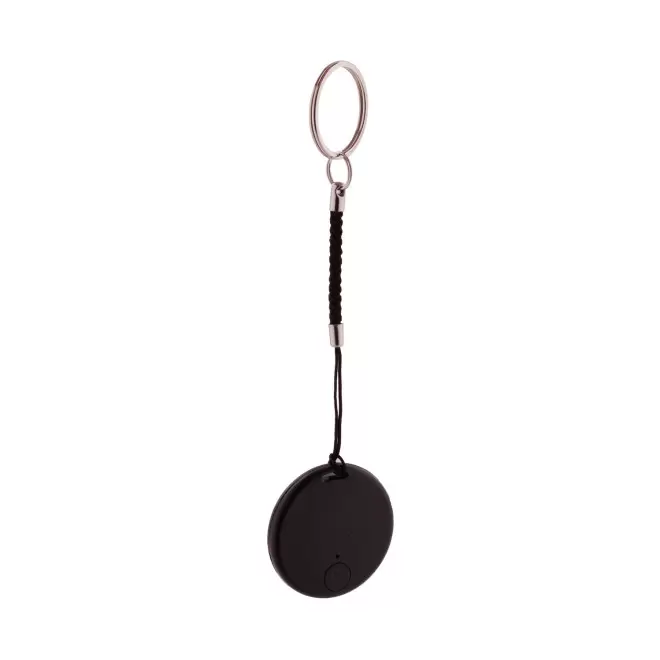 PORTE CLE GEOLOCALISABLE PERSONNALISABLE 'TRACKER ROND' - noir