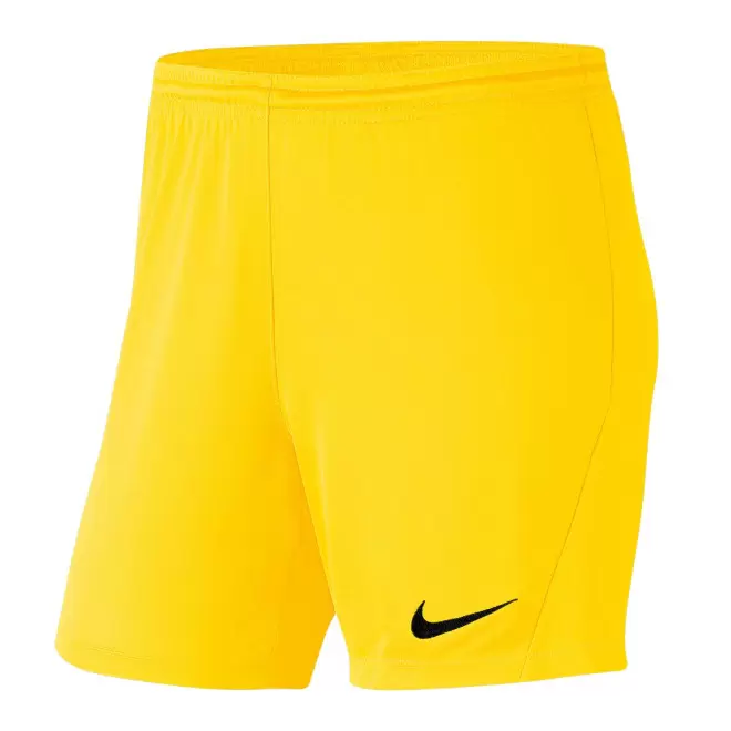 SHORT DE SPORT FEMME PERSONNALISABLE 'PARK III' - jaune
