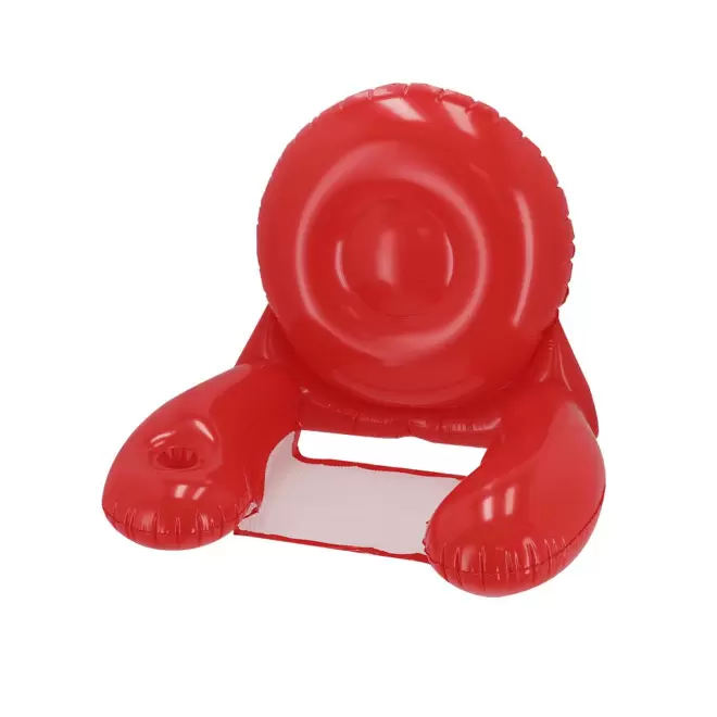 FAUTEUIL DE PLAGE GONFLABLE PERSONNALISABLE 'SUSURLO' - rouge