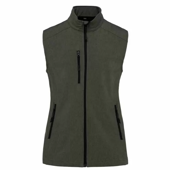 VESTE SOFTSHELL FEMME PERSONNALISABLE 'KARISOFT BW' - vert foncé
