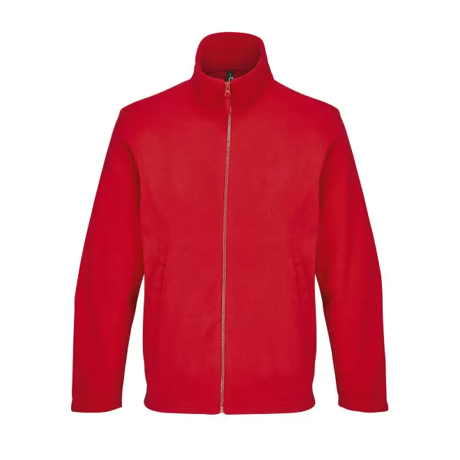 VESTE POLAIRE MIXTE PERSONNALISABLE 'NITRO' - rouge