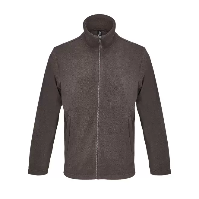 VESTE POLAIRE MIXTE PERSONNALISABLE 'NITRO' - chocolat