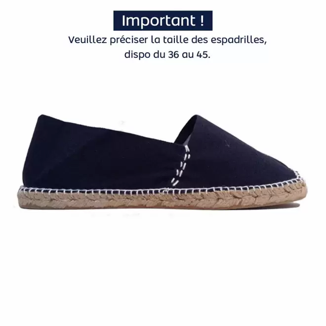 ESPADRILLES PERSONNALISABLE 'SOLEADO' - bleu marine