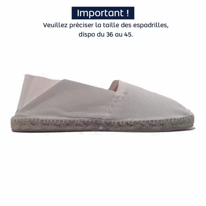 ESPADRILLES PERSONNALISABLE 'SOLEADO' - beige