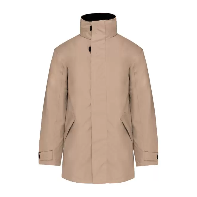 PARKA CHAUDE HOMME KARIBAN PERSONNALISABLE 'KARITOU' - beige