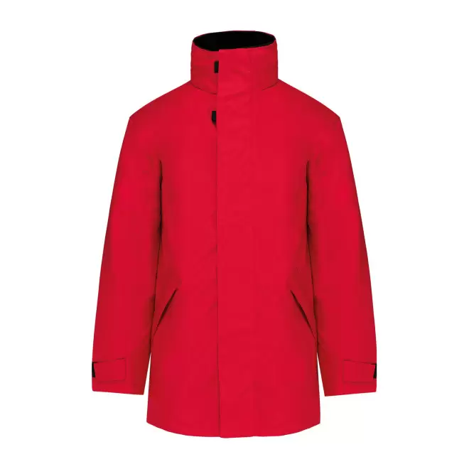 PARKA CHAUDE HOMME KARIBAN PERSONNALISABLE 'KARITOU' - rouge
