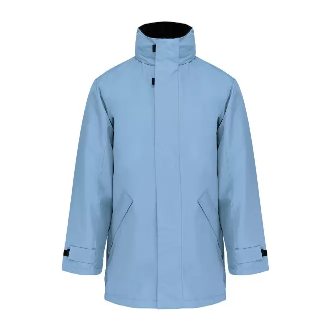 PARKA CHAUDE HOMME KARIBAN PERSONNALISABLE 'KARITOU' - bleu ciel