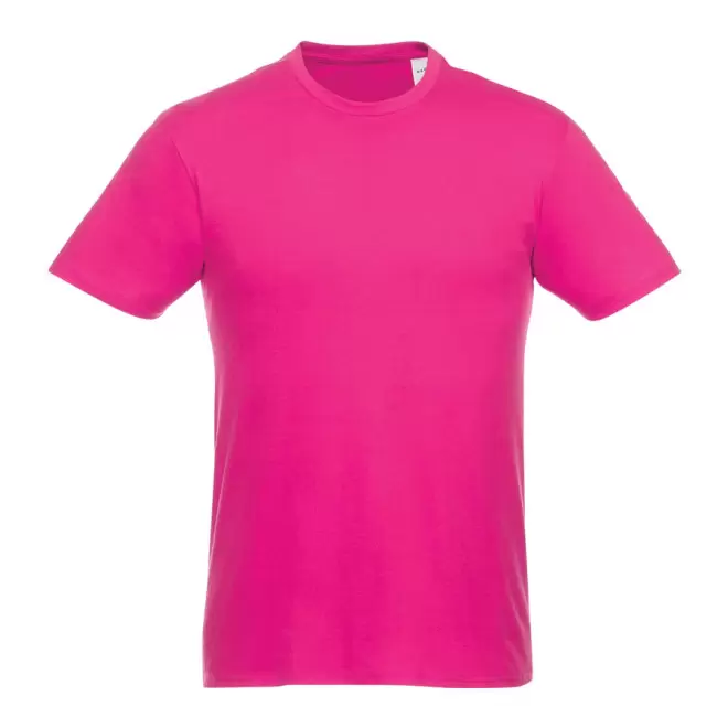 TEE-SHIRT PUBLICITAIRE MIXTE COULEUR 'MARTI' - FABRICATION RAPIDE 4 JOURS - rose