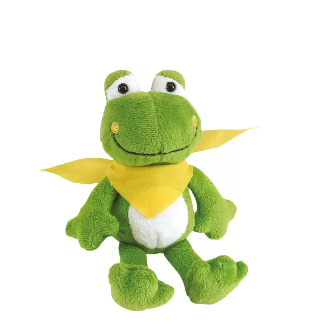 PELUCHE PERSONNALISÉE AVEC BANDANA 'LORI' - grenouille
