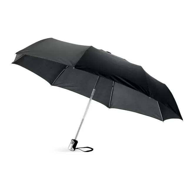 PARAPLUIE PLIABLE AUTOMATIQUE PUBLICITAIRE 'BALMORE' - noir