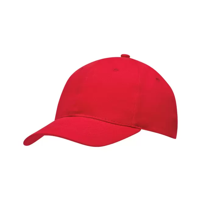 CASQUETTE PUBLICITAIRE 6 PANS COTON 'COTARE' - rouge