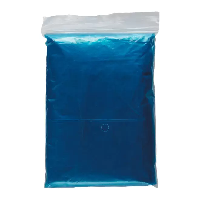 PONCHO PERSONNALISÉ TRANSPARENT 'LAGGAN' - bleu