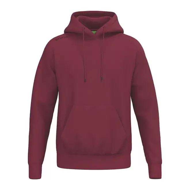 SWEATSHIRT CAPUCHE MIXTE PERSONNALISABLE 'TS' - bordeaux
