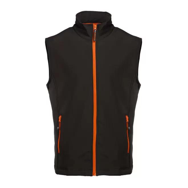 BODYWARMER PUBLICITAIRE MIXTE 'GIBRALTAR' PEN DUICK® - noir/orange