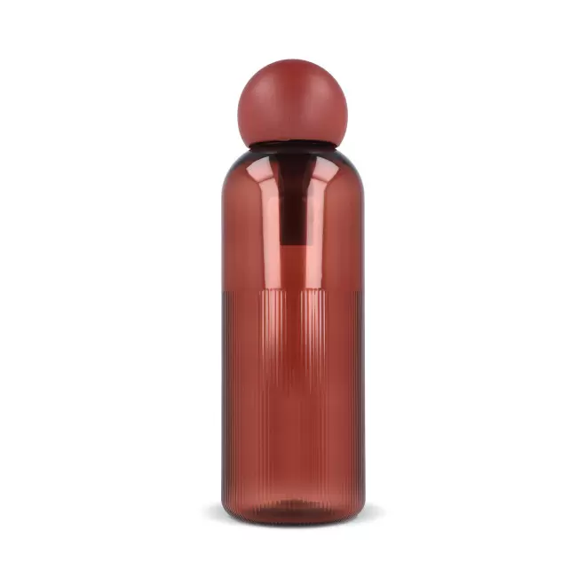 GOURDE EN RPET 600ML PERSONNALISABLE 'BUBUL' - rouge