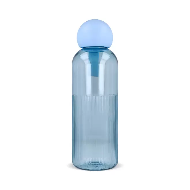 GOURDE EN RPET 600ML PERSONNALISABLE 'BUBUL' - bleu clair