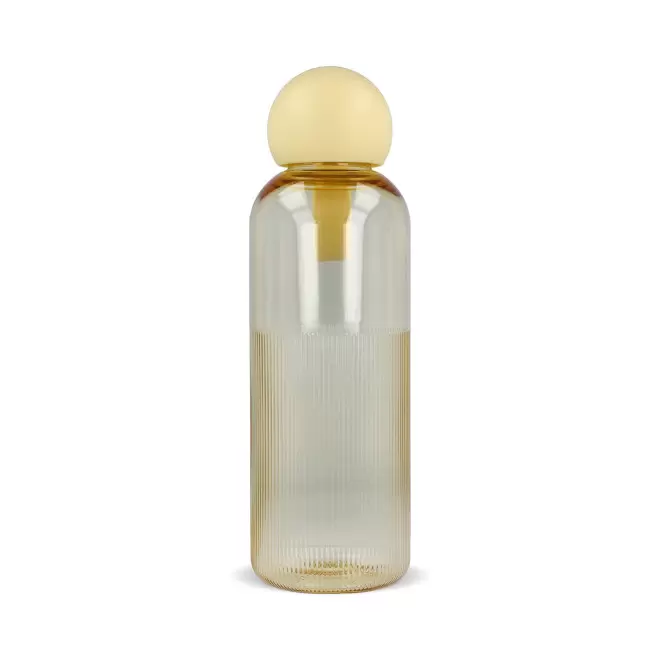 GOURDE EN RPET 600ML PERSONNALISABLE 'BUBUL' - jaune