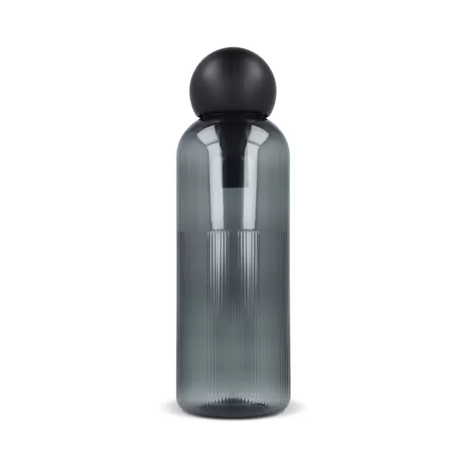 GOURDE EN RPET 600ML PERSONNALISABLE 'BUBUL' - noir
