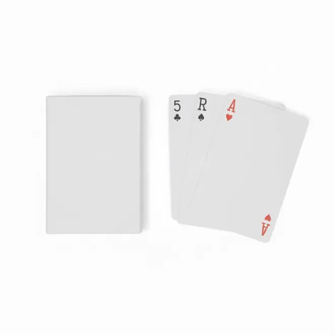 JEU DE 54 CARTES 100% PERSONNALISABLE 'KARTIX' - blanc