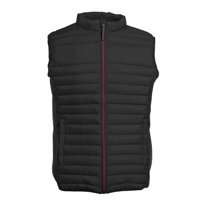 BODYWARMER HOMME PERSONNALISÉ PEN DUICK® 'BALTIMORE' - noir/rouge