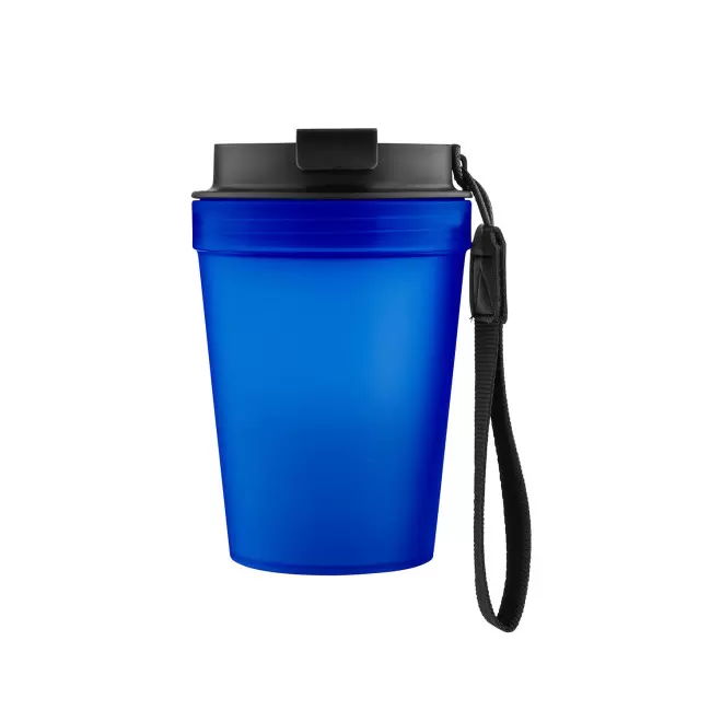 MUG SIMPLE PAROI PLASTIQUE 350ML PERSONNALISABLE 'MALTEAS' - bleu