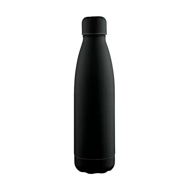 BOUTEILLE PUBLICITAIRE EN ACIER 700ML 'BROUDO RECYCLE' - noir