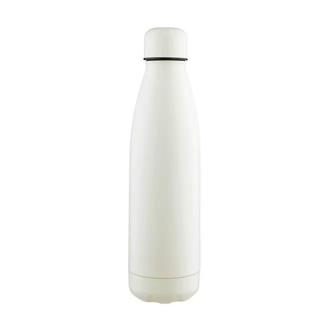 BOUTEILLE PUBLICITAIRE EN ACIER 700ML 'BROUDO RECYCLE' - blanc