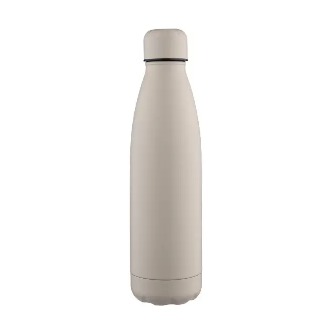 BOUTEILLE PUBLICITAIRE EN ACIER 700ML 'BROUDO RECYCLE' - beige