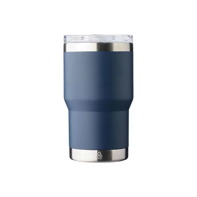 MUG ISOTHERME RECYCLE 350ML PERSONNALISE 'CERAMY' - bleu