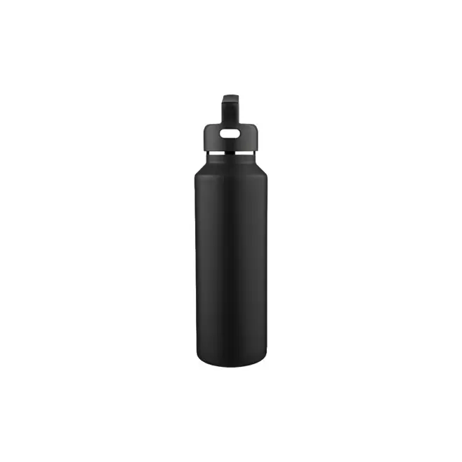 GOURDE PUBLICITAIRE ISOTHERME RECYCLE 600ML 'STOCH' - noir
