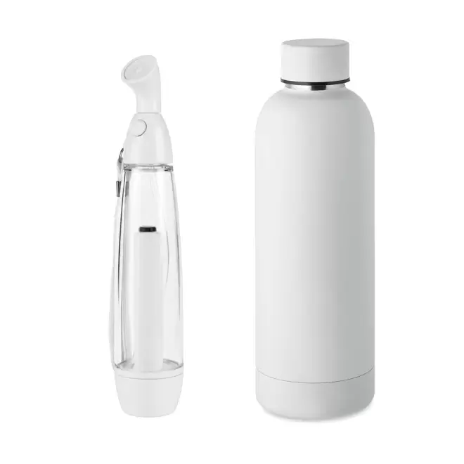 SET BOUTEILLE ET BRUMISATEUR PUBLICITAIRE 'CANY' - blanc