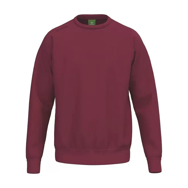 SWEATSHIRT MIXTE PERSONNALISABLE 'TS' - bordeaux