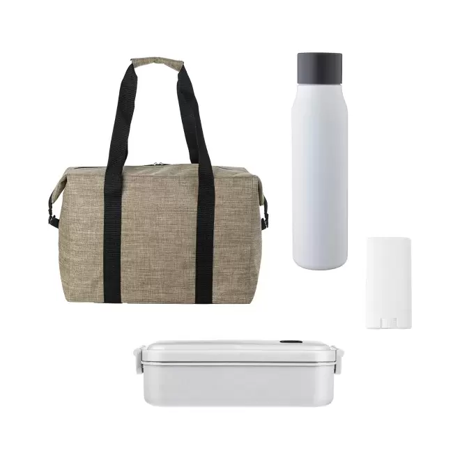 SET FRAICHEUR SAC ACCESSOIRES PERSONNALISE 'CHAUWPIC' - blanc