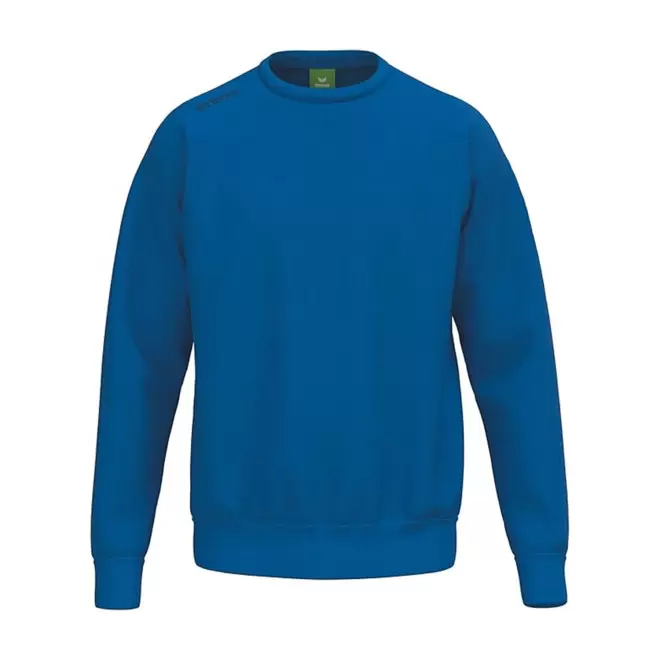 SWEATSHIRT MIXTE PERSONNALISABLE 'TS' - bleu