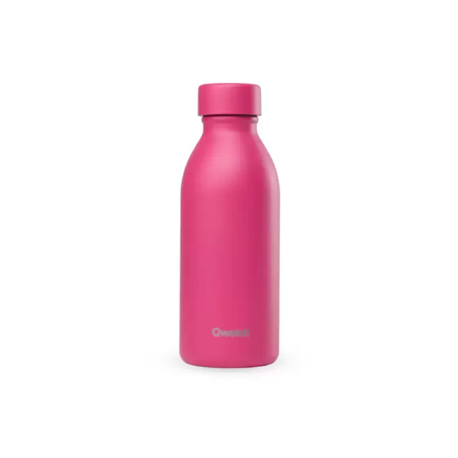 GOURDE ISOTHERME 500 ML QWETCH® PERSONNALISABLE 'ICON' - magenta