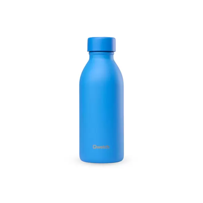 GOURDE ISOTHERME 500 ML QWETCH® PERSONNALISABLE 'ICON' - bleu azur