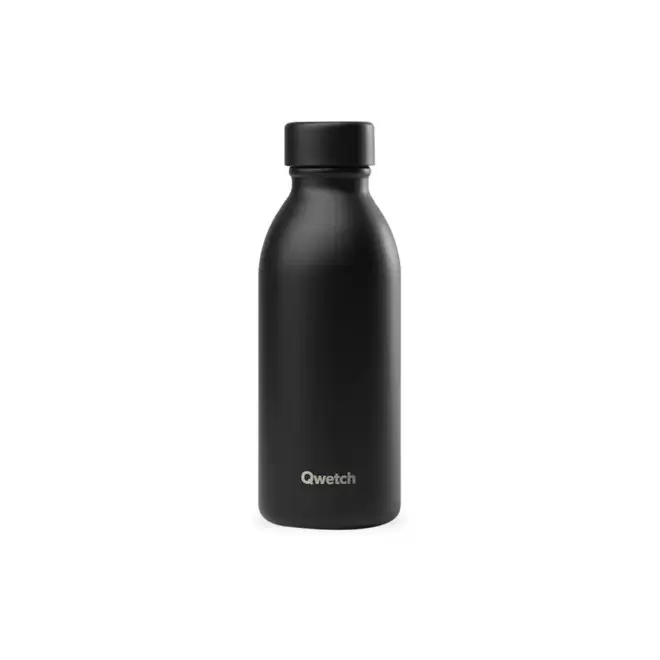 GOURDE ISOTHERME 500 ML QWETCH® PERSONNALISABLE 'ICON' - noir