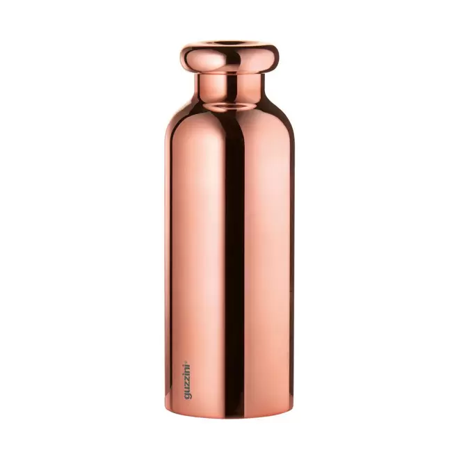 GOURDE ISO GUZZINI PERSONNALISABLE 'STEEL ON THE GO' - rose gold