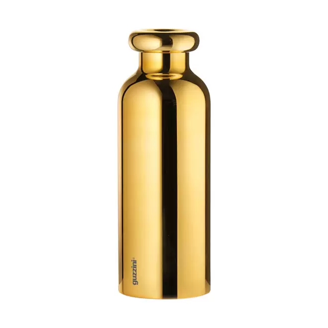 GOURDE ISO GUZZINI PERSONNALISABLE 'STEEL ON THE GO' - gold