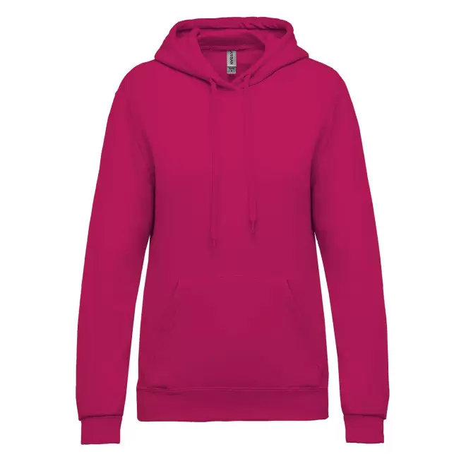 SWEAT-SHIRT PERSONNALISABLE FEMME CAPUCHE 'KARIHOOD' - fuchsia