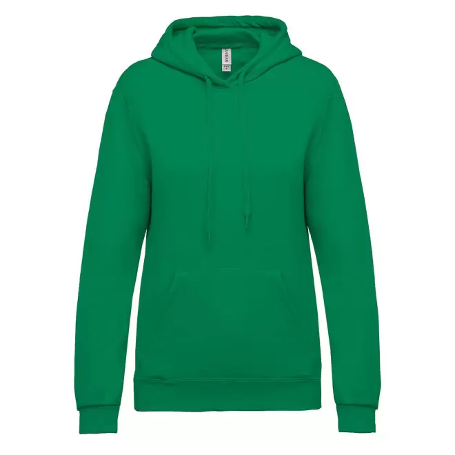 SWEAT-SHIRT PERSONNALISABLE FEMME CAPUCHE 'KARIHOOD' - vert