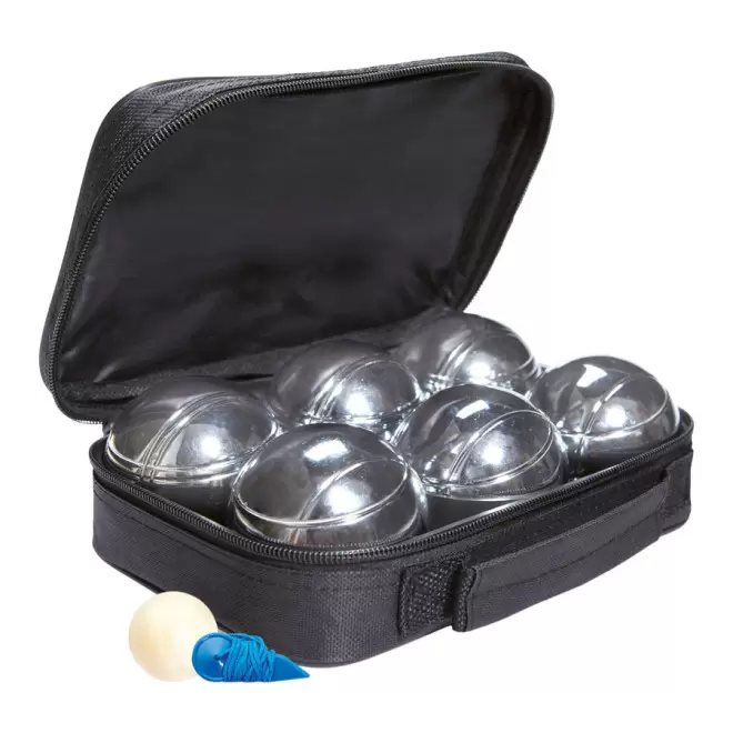 JEU DE PETANQUE PUBLICITAIRE 'MARSILIA' - noir