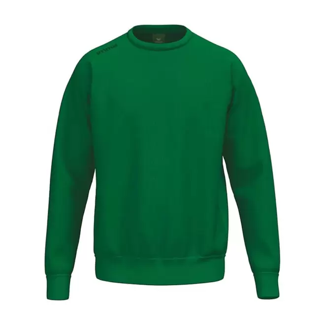 SWEATSHIRT MIXTE PERSONNALISABLE 'TS' - vert