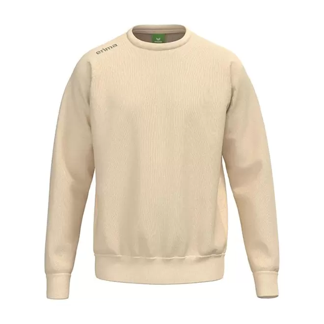 SWEATSHIRT MIXTE PERSONNALISABLE 'TS' - beige