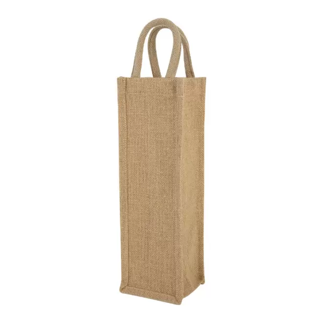 SAC A BOUTEILLE EN JUTE PERSONNALISABLE 'VIENNA' - naturel