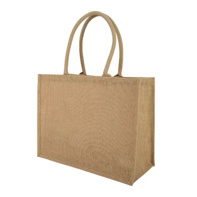 CABAS SHOPPING EN JUTE PUBLICITAIRE 'CORTINA' - naturel