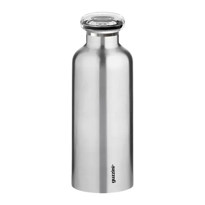 GOURDE ISOTHERME GUZZINI PERSONNALISABLE 'ON THE GO' - inox