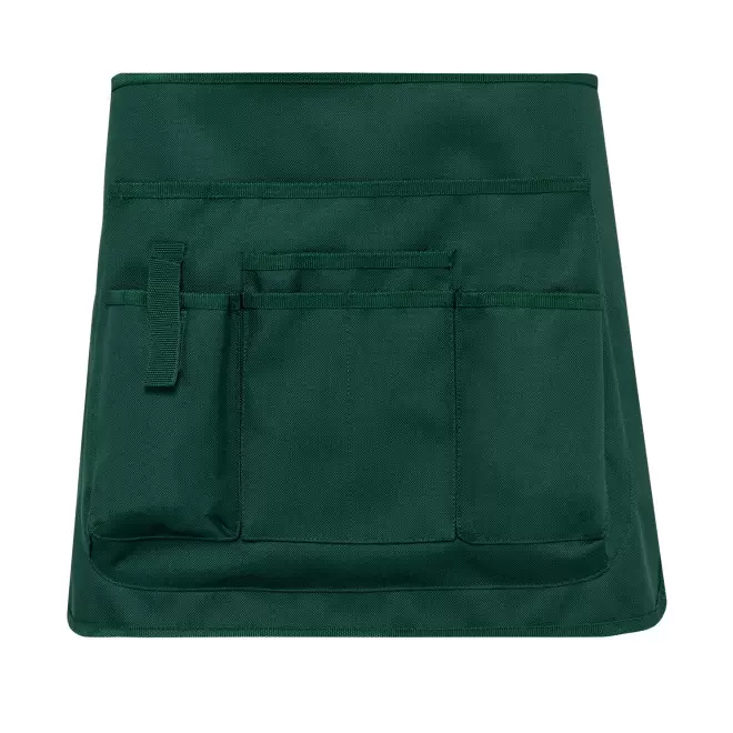 TABLIER COURT DE JARDINAGE PERSONNALISABLE 'JARDINO' - vert bouteille